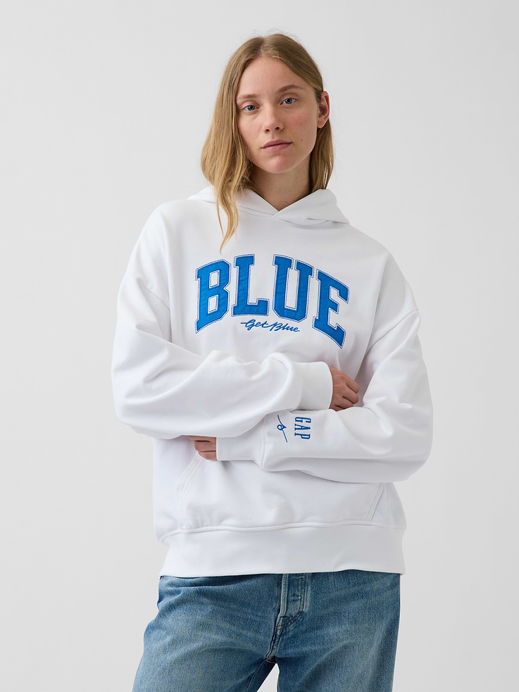 Image number 4 showing, Get Blue Heavyweight French Terry Logo Hoodie