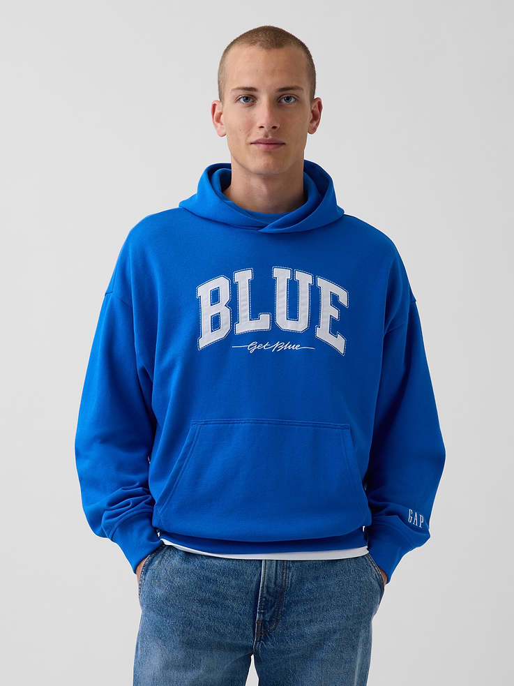 Image number 1 showing, Get Blue Heavyweight French Terry Logo Hoodie