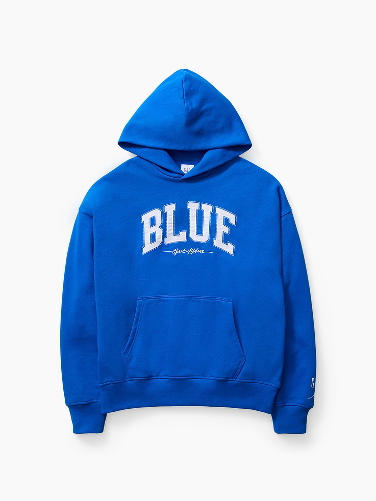 Image number 7 showing, Get Blue Heavyweight French Terry Logo Hoodie