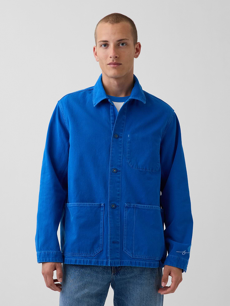 Image number 1 showing, Get Blue Relaxed Chore Jacket