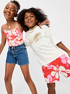 Image number 2 showing, Printed Tankini Swim Set for Girls