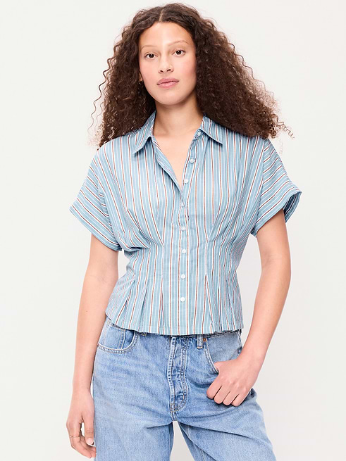 short sleeve dress shirt UNTUCKit | Performance Short-Sleeve Camp Collar This means that your missionary will look stylish but also appropriate throughout his missionary service and wont have to replace all of his shirts because they got too tight Men's Casual Button Down Short