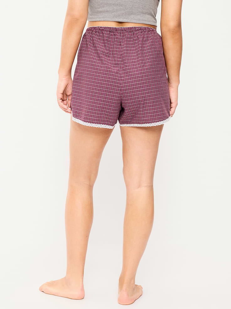 L'image numéro 7 présente Short de pyjama boxeur classique en popeline