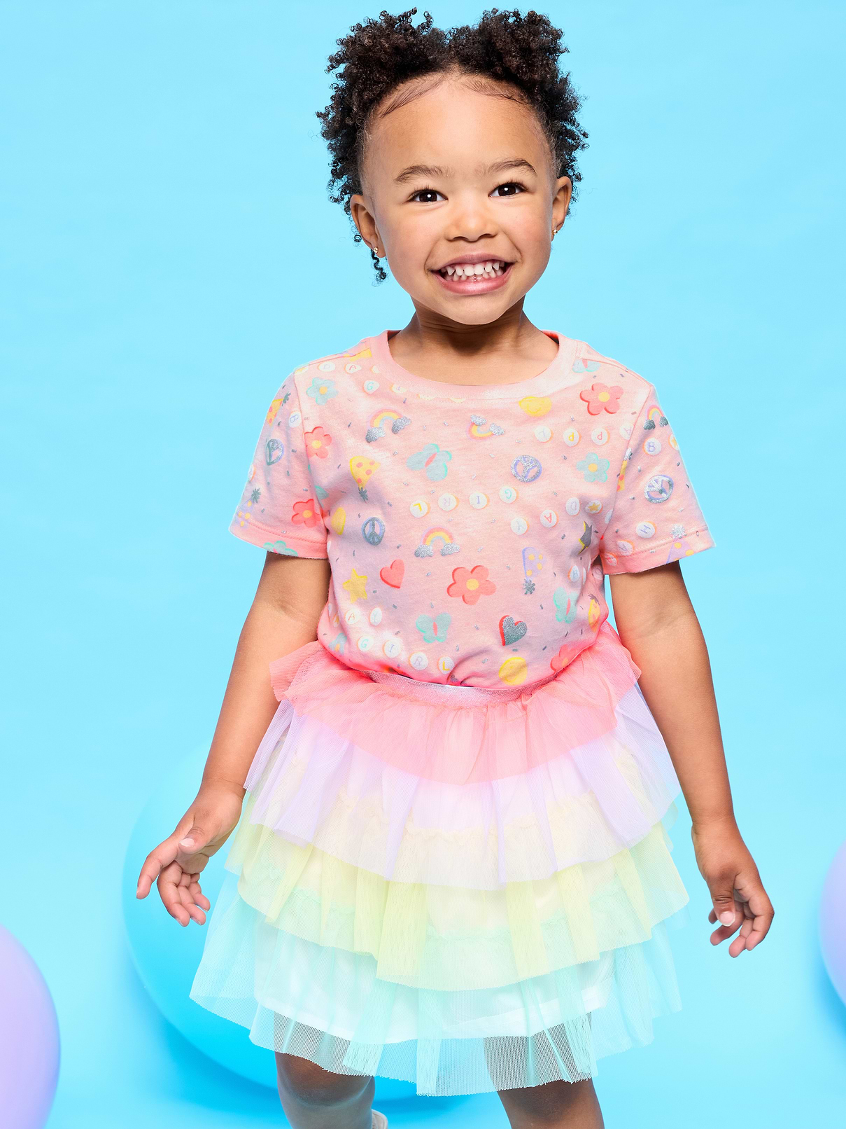 Image number 1 showing, Short-Sleeve Birthday Graphic T-Shirt for Toddler Girls