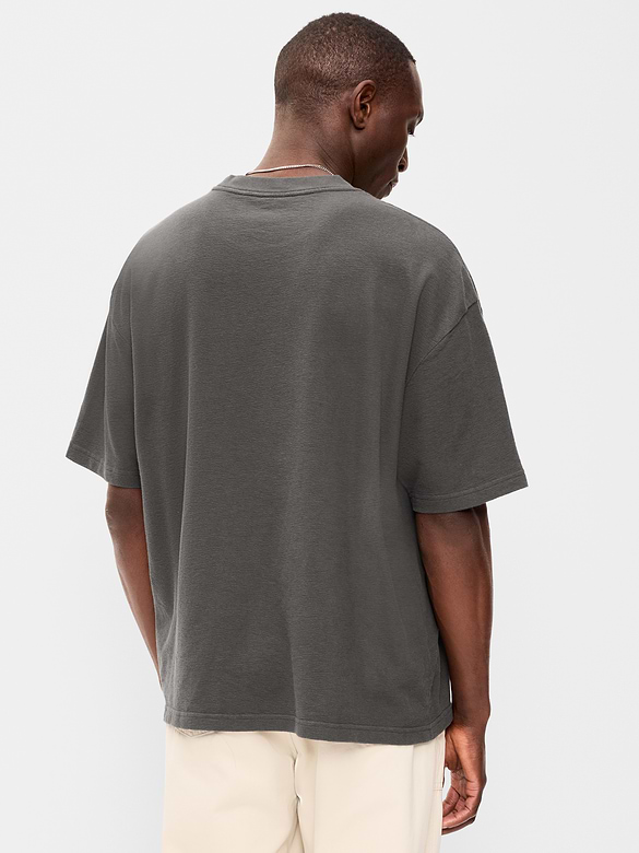 Oversized Heavyweight Garment-Washed T-Shirt