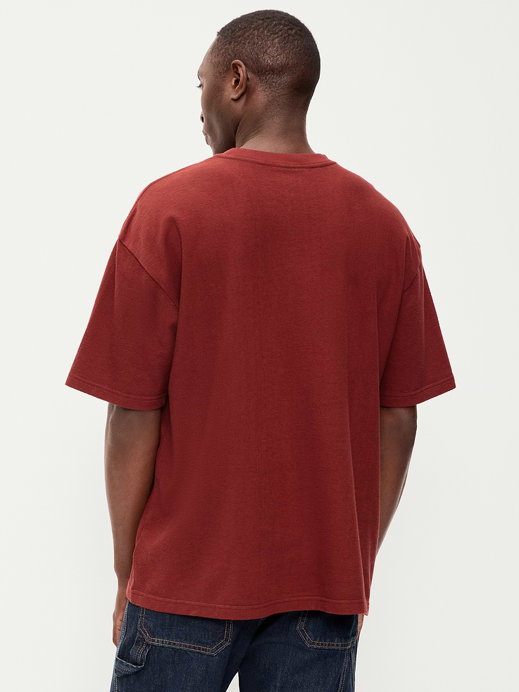 Image number 2 showing, Oversized Heavyweight Garment-Washed T-Shirt