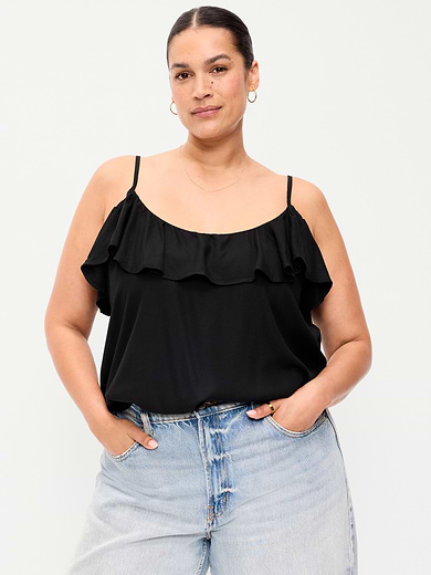 Image number 7 showing, Ruffle-Front Tank Top