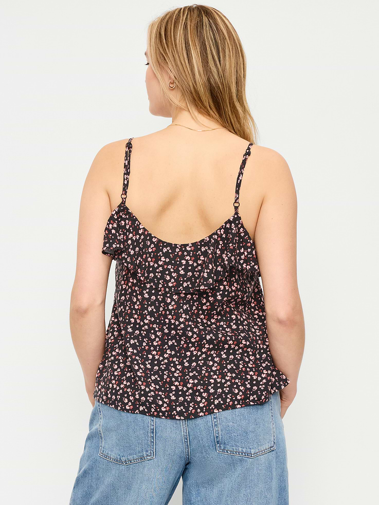 L'image numéro 6 présente Camisole à volants sur le devant
