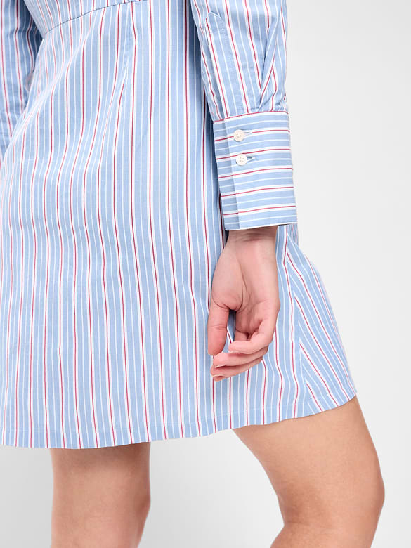 Wrap Mini Shirt Dress