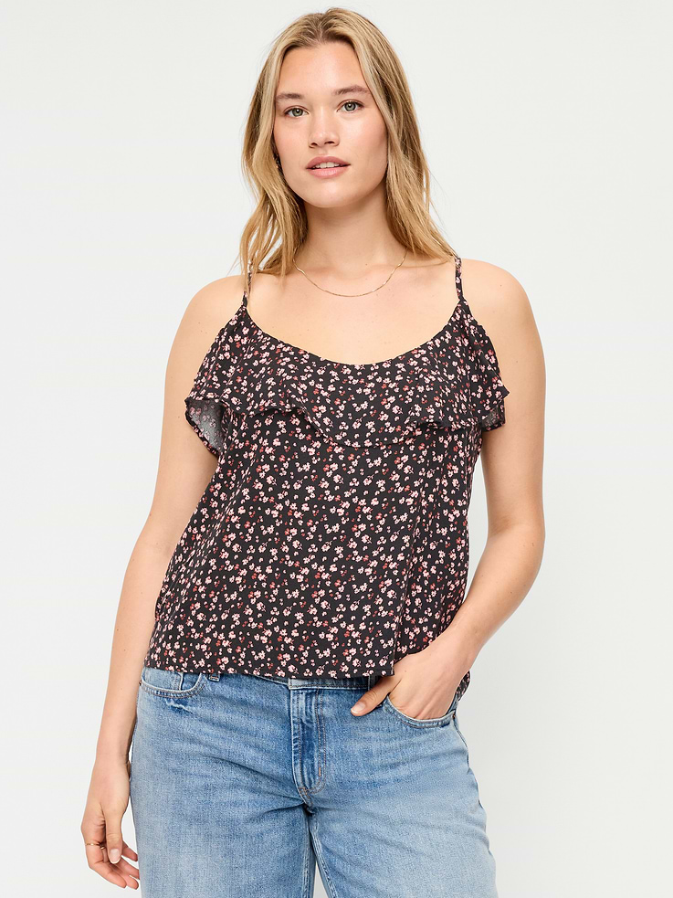 L'image numéro 5 présente Camisole à volants sur le devant