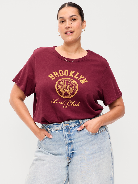 EveryWear Crew-Neck Graphic T-Shirt