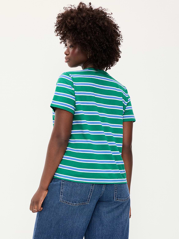EveryWear Crew-Neck Striped T-Shirt