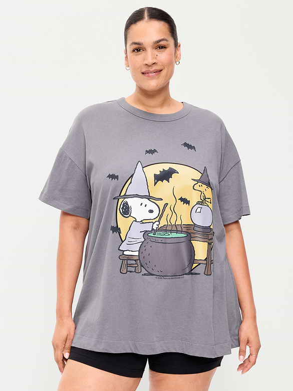 Oversized Graphic Tunic T-Shirt