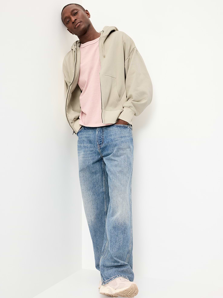 Image number 3 showing, Oversized Heavyweight Full-Zip Rotation Hoodie