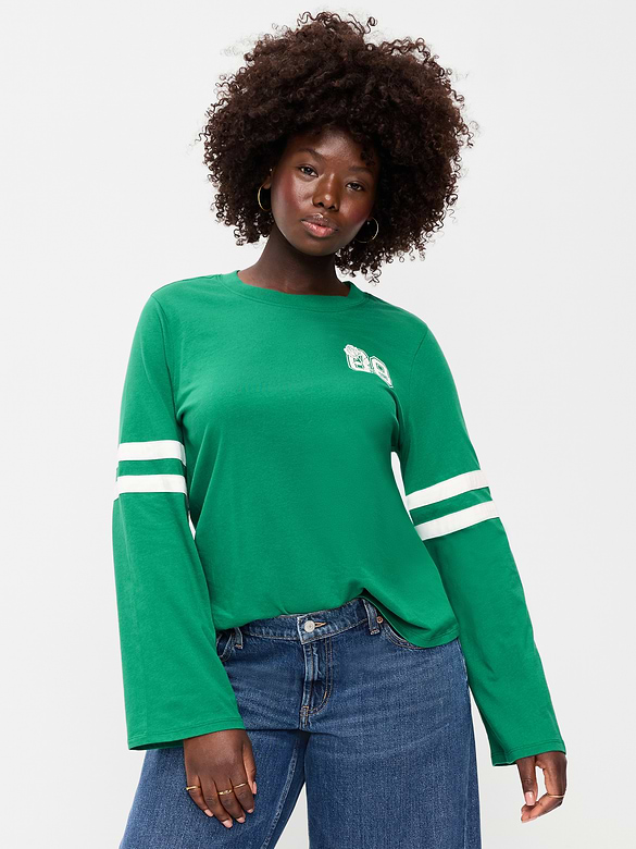 EveryWear Long-Sleeve Graphic T-Shirt