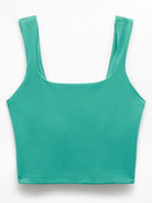 Image number 3 showing, Transcend Square Neck Crop Sports Bra D-DD