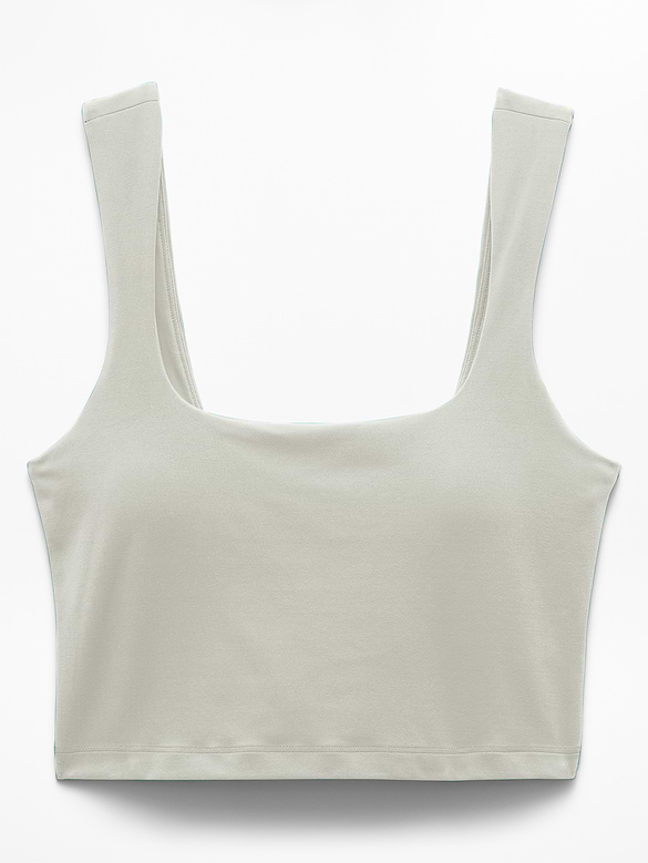 Transcend Square Neck Crop Sports Bra A-C