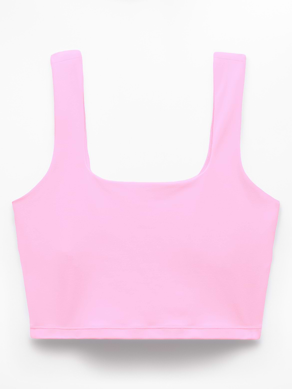 Transcend Square Neck Crop Sports Bra A-C