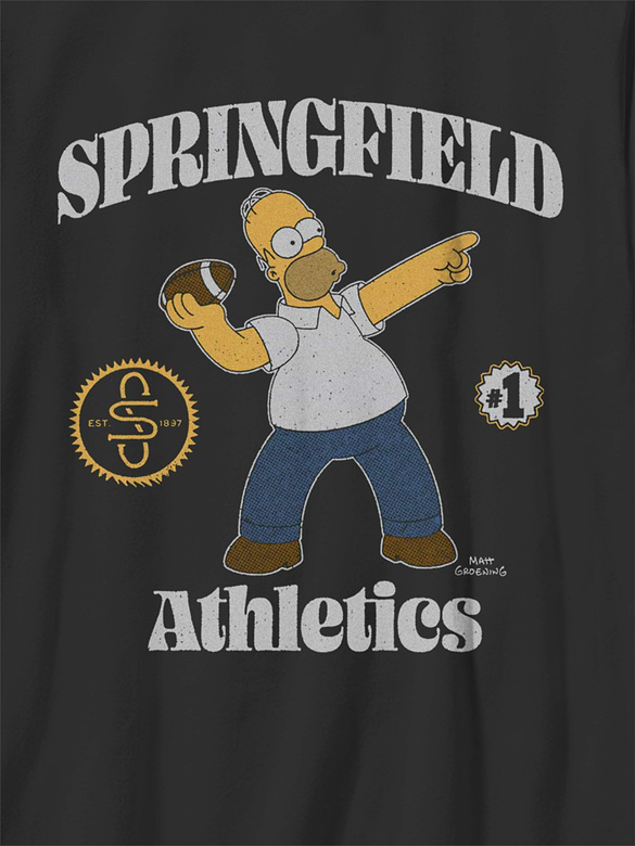 Kids The Simpsons Throw A Homer Graphic T-Shirt
