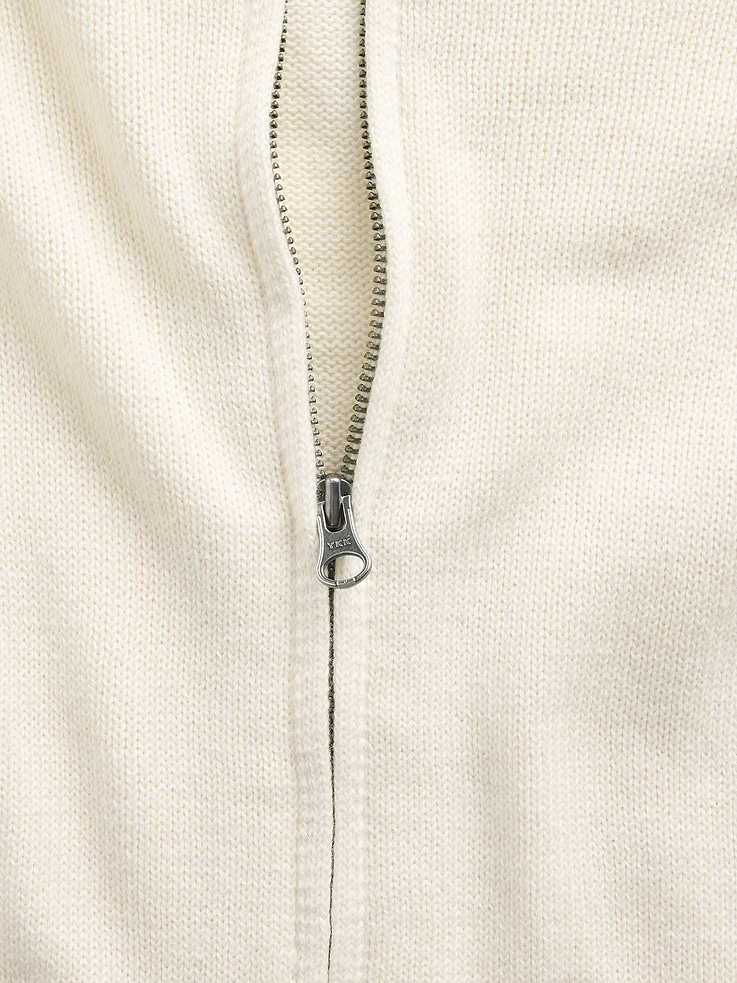 Image number 4 showing, 100% Cotton Relaxed Zip Sweater Hoodie