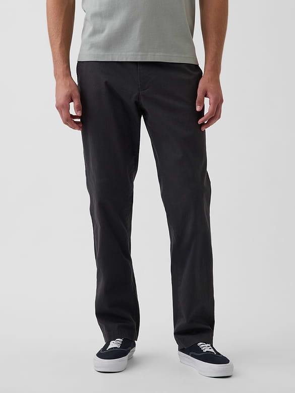 Modern Straight Khakis