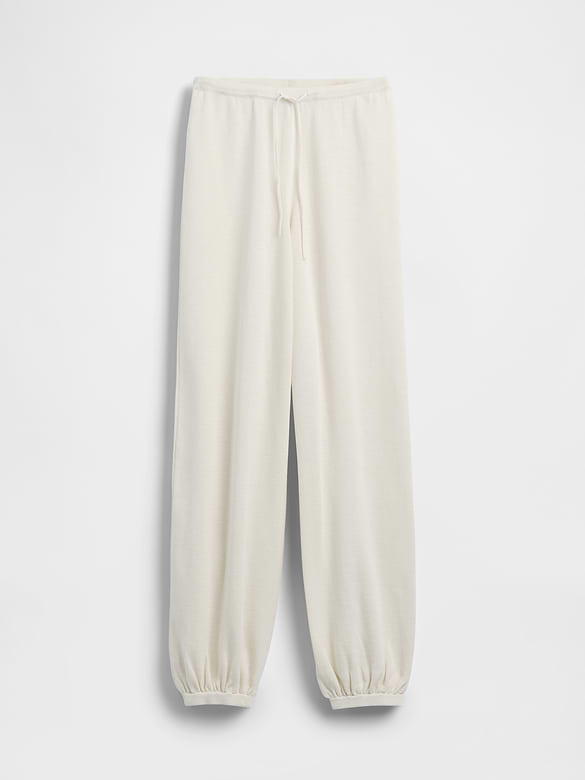 100% Cotton Relaxed Sweater Joggers