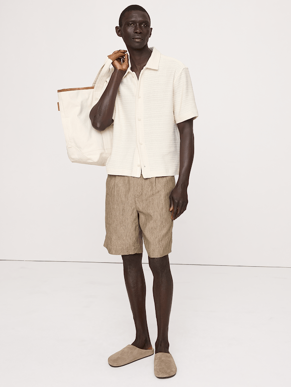 Knit Twill Resort Shirt