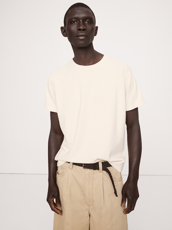 Heavyweight Cotton Crew-Neck T-Shirt