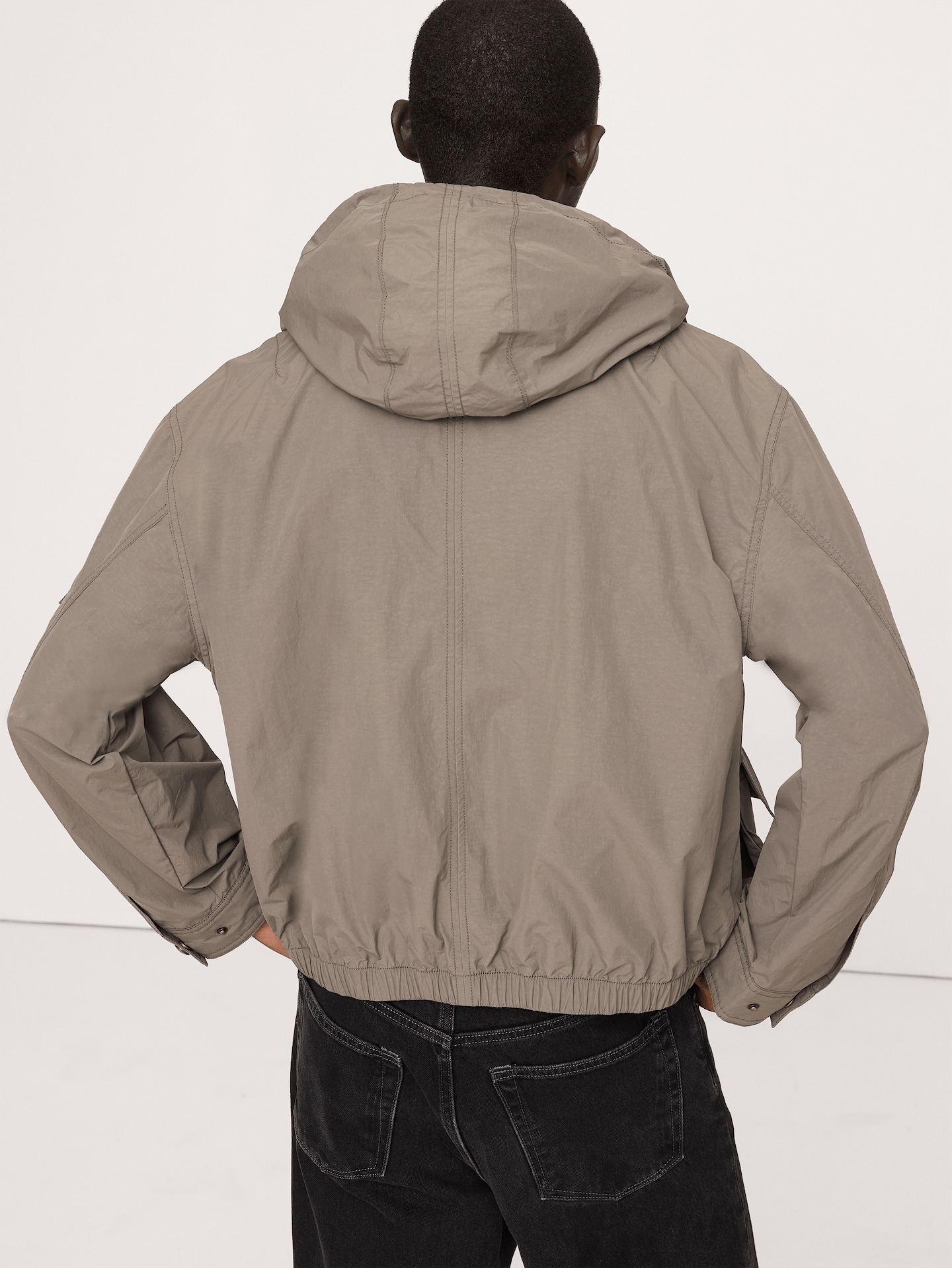 L'image numéro 3 présente Blouson aviateur multi-poches décontracté