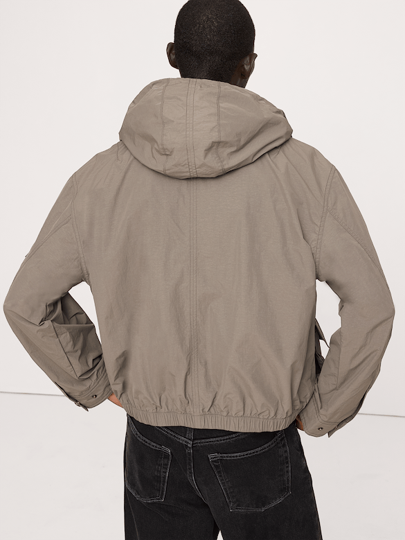 Relaxed Multi-Pocket Flight Jacket