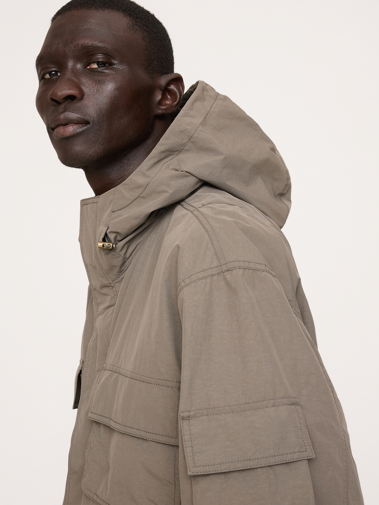 Relaxed Multi-Pocket Flight Jacket | Banana Republic