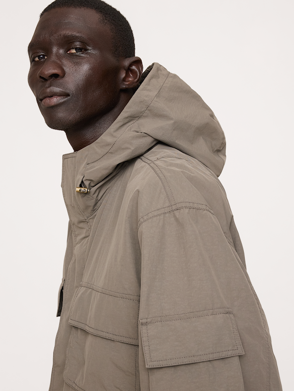 Relaxed Multi-Pocket Flight Jacket