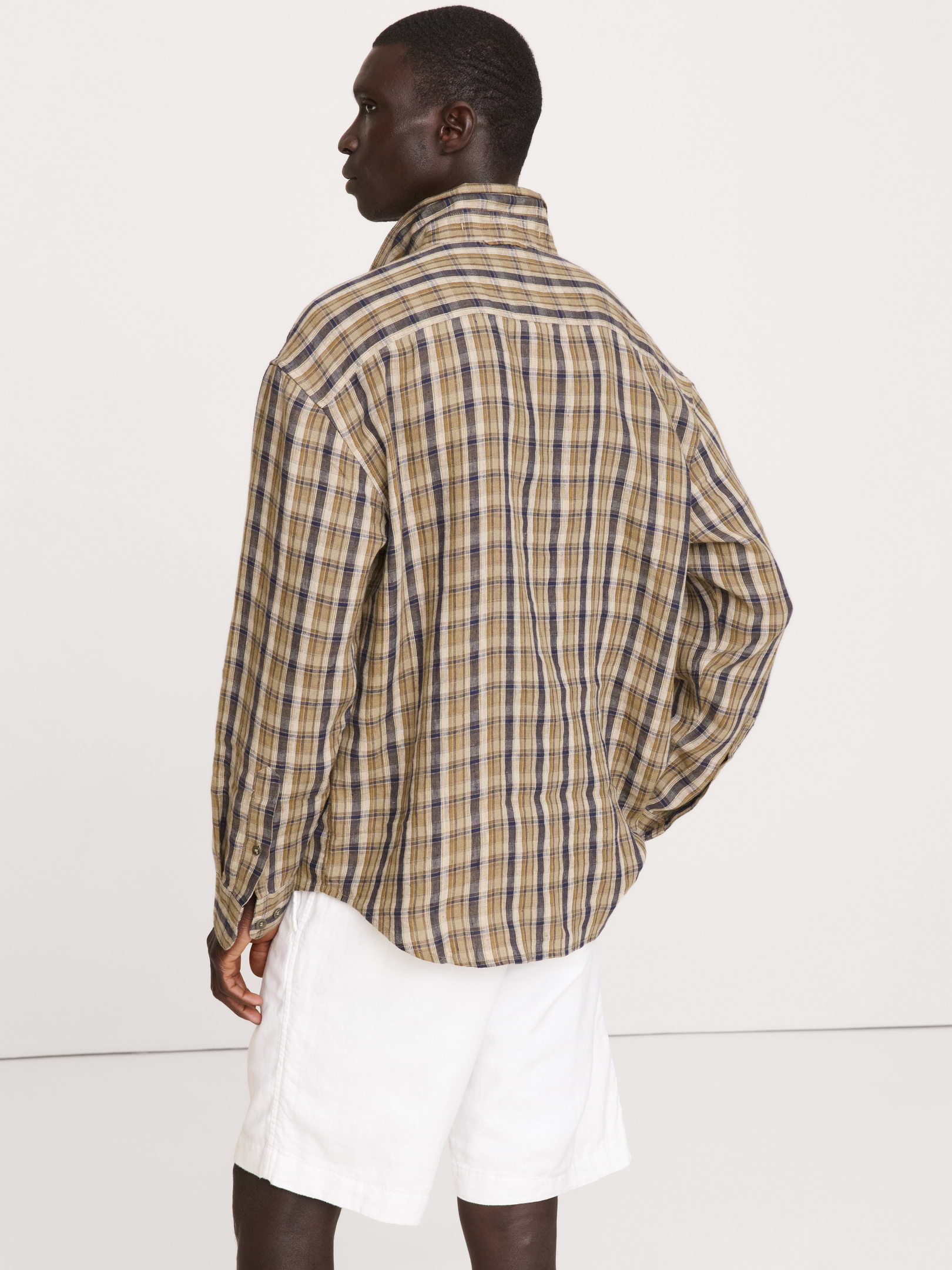 L'image numéro 4 présente Chemise d’explorateur décontractée en lin