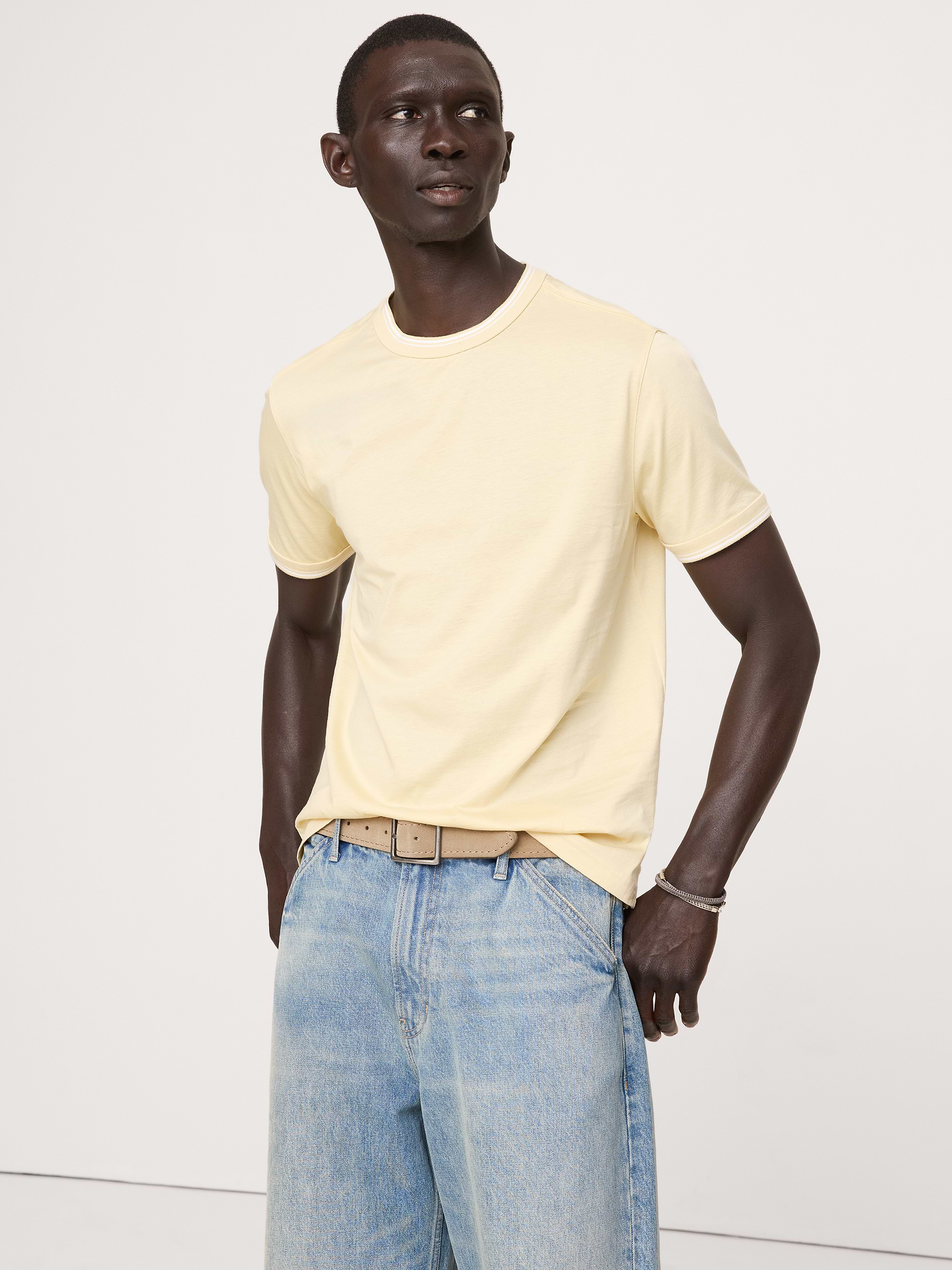 Image number 1 showing, Silky Cotton T-Shirt