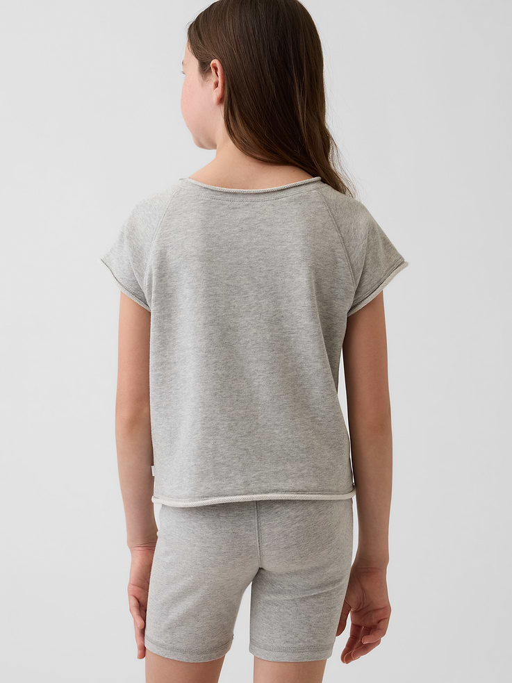 Image number 3 showing, Kids VintageSoft Terry Raglan Graphic Sweatshirt