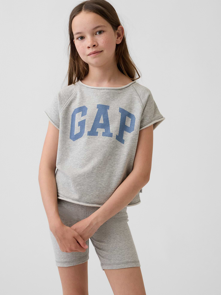 Image number 1 showing, Kids VintageSoft Terry Raglan Graphic Sweatshirt