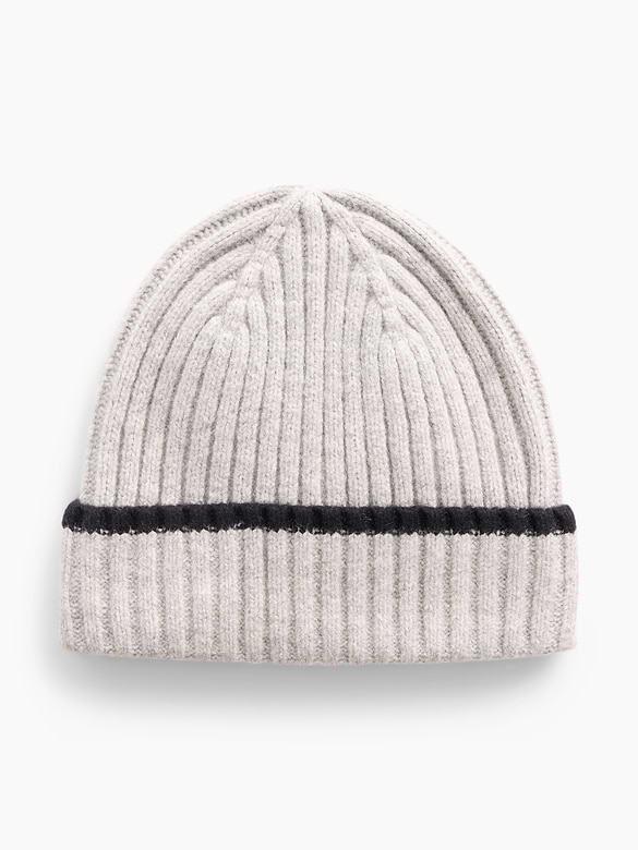 Bonnet en tricot côtelé Effet cachemire pour Enfant