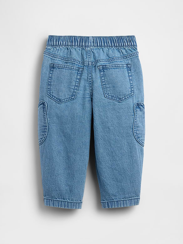 Baby & Toddler Brannan Bear Pocket Pull-On Barrel Jeans