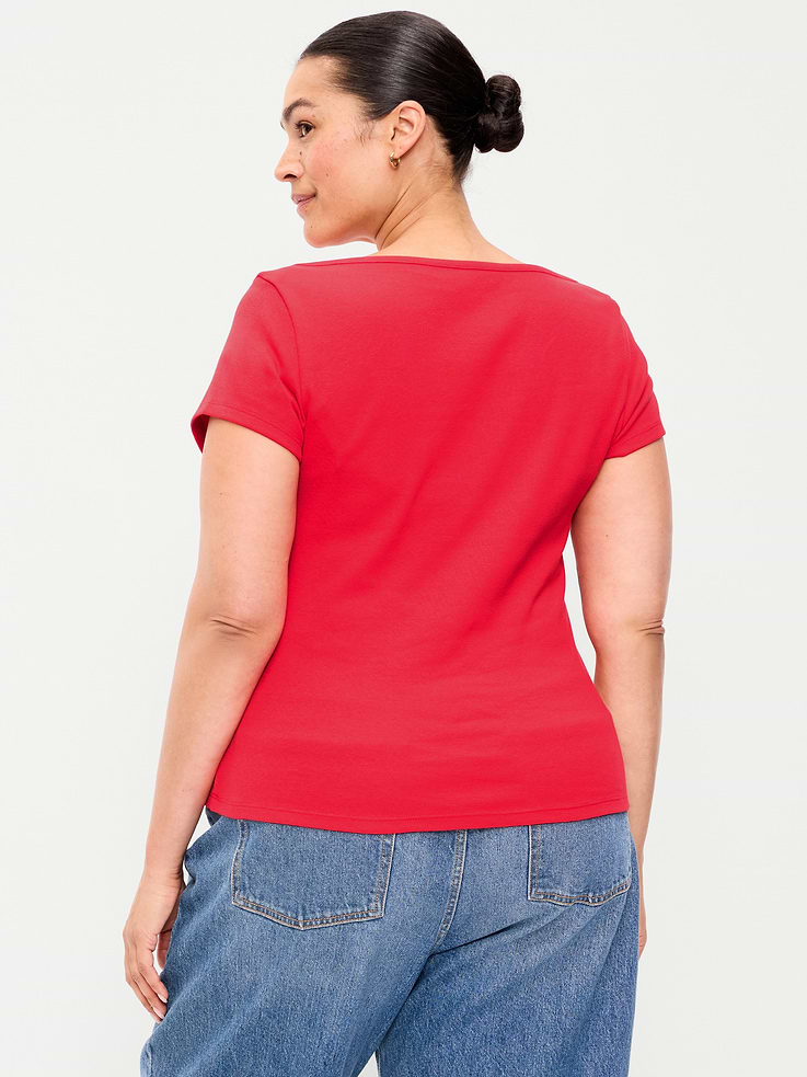 Image number 8 showing, Snug Boatneck T-Shirt