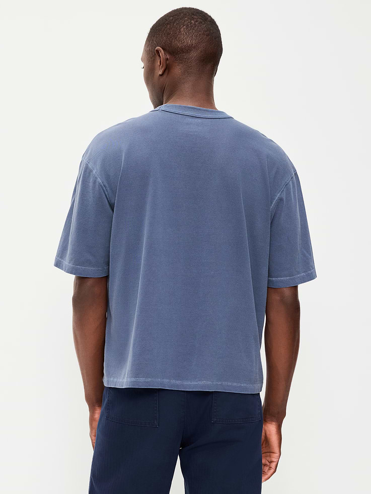 Image number 2 showing, Garment-Dyed Heavyweight Cropped T-Shirt