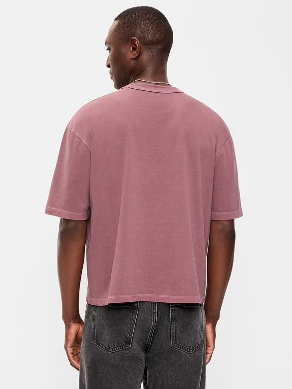 Garment-Dyed Heavyweight Cropped T-Shirt
