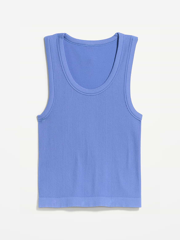 Exhale Seamless Fitted Rib Tank