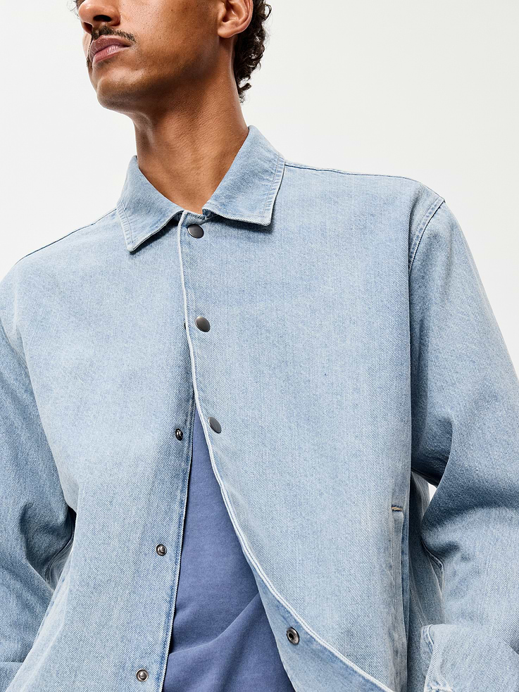 Image number 4 showing, Denim Coach Jacket