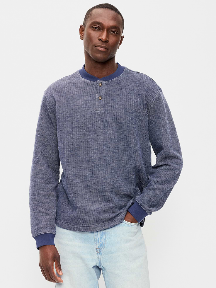 Image number 1 showing, Workwear Fleece Henley T-Shirt