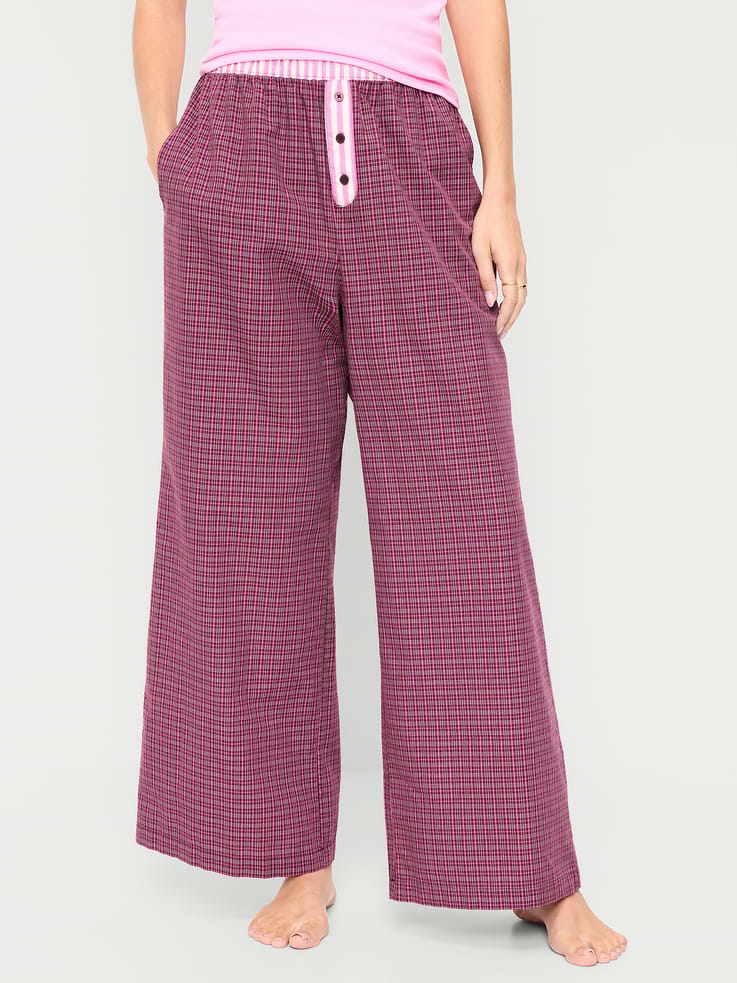 Image number 1 showing, Poplin Pajama Pant
