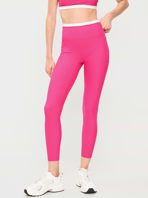 Extra-High Waisted PowerSoft Boundless 7/8 Pocket Leggings – No Front Seam