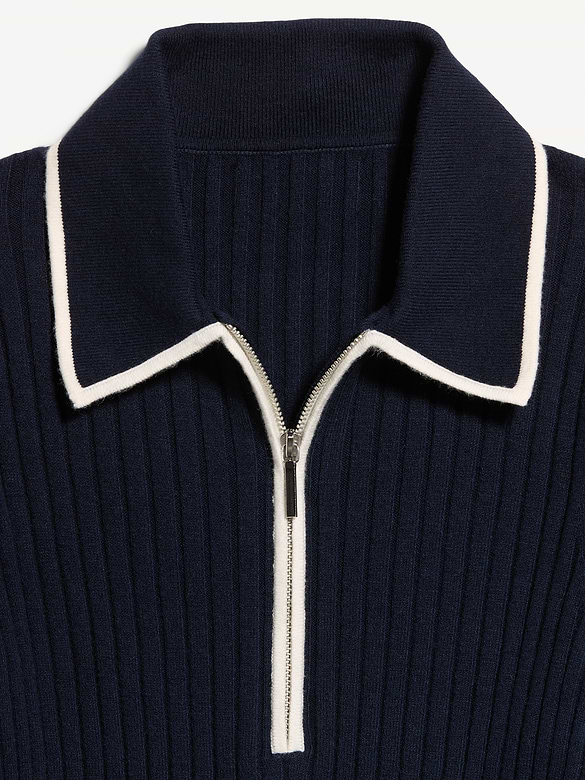 Long-Sleeve Half-Zip Top