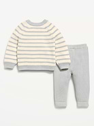 Image number 2 showing, Cozy Ribbed Sweater and Leggings Set for Baby