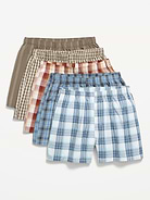 Image number 1 showing, 5-Pack Soft-Washed Boxer Shorts -- 3.75-inch inseam