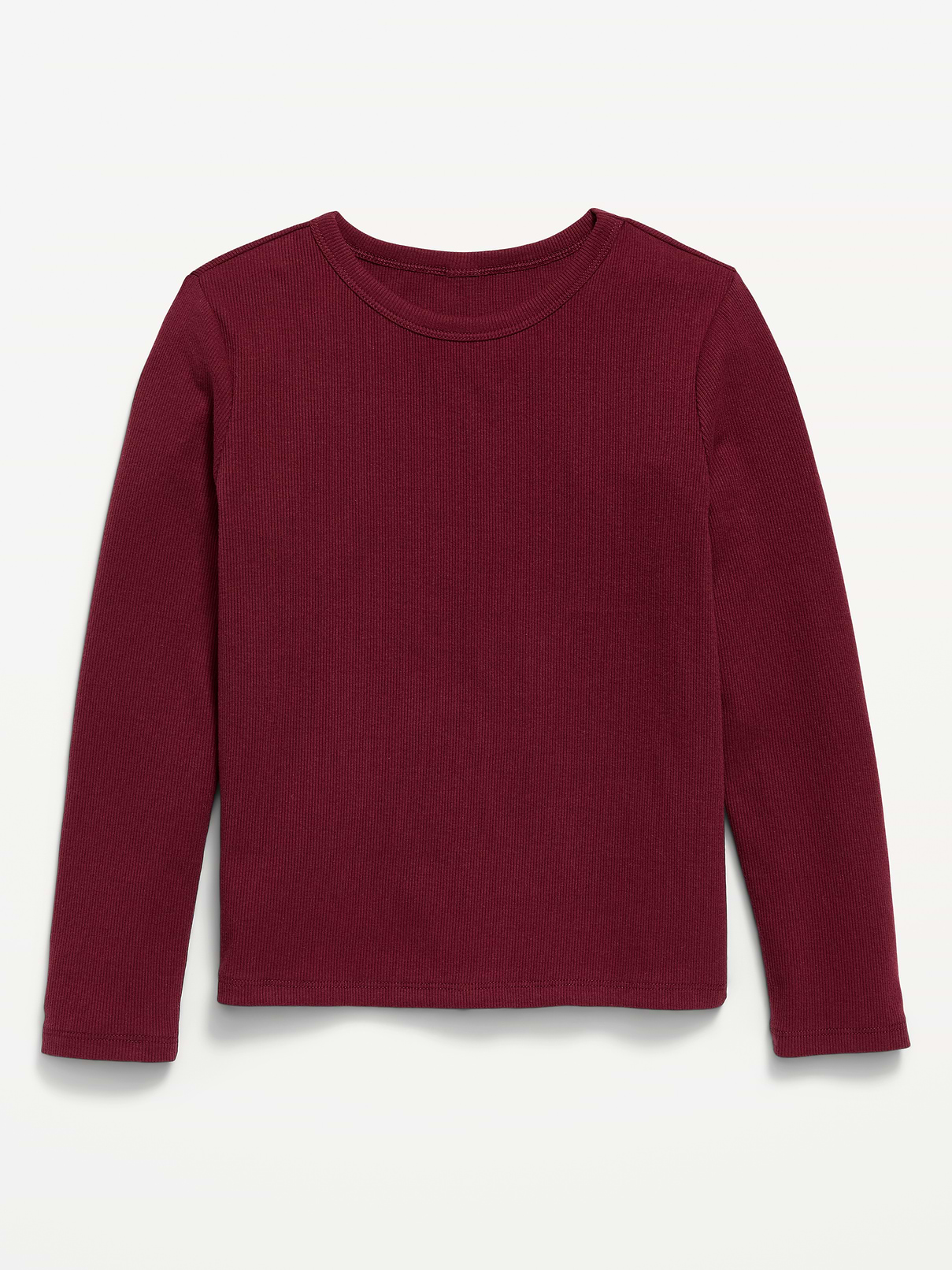 L'image numéro 1 présente T-shirt côtelé ultra-doux à manches longues pour Fille